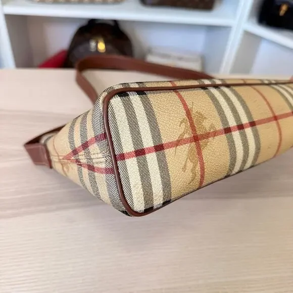 Burberry House Check Medium Tote Dark Brown - Picture 7 of 13